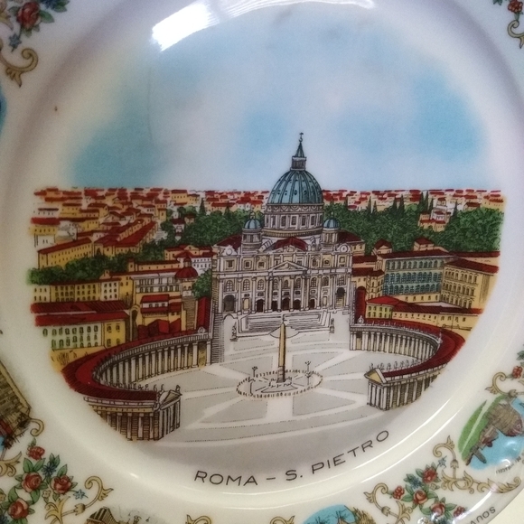 Vintage Mitterteich Set of 4 Italian Souvenir Plates - Picture 9 of 14